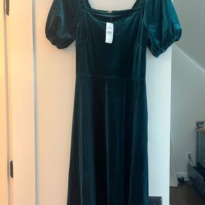 LOFT Green Maxi Dress